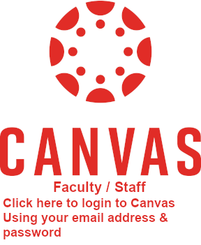 Canvas Logo faculty staff login